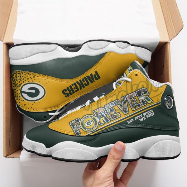 Green Bay Packers NFL AJ13 Sneakers Shoes For Men And Women 24 - Image 2