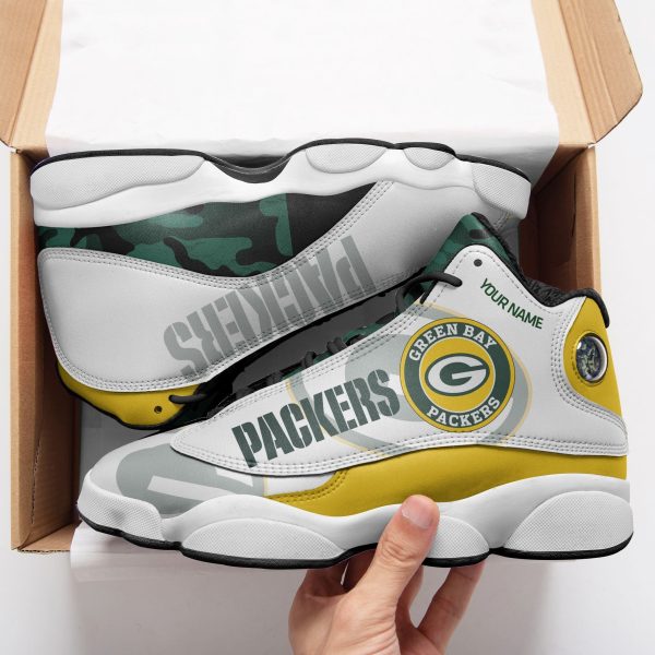 Green Bay Packers NFL AJ13 Sneakers Shoes For Men And Women 28 - Image 2