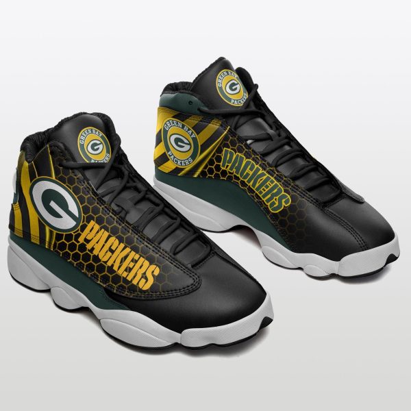 Green Bay Packers NFL AJ13 Sneakers Shoes For Men And Women 35 - Image 2