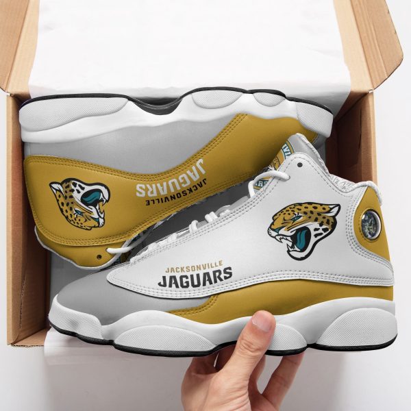 Jacksonville Jaguars NFL AJ13 Sneakers Shoes For Men And Women 7 - Image 2