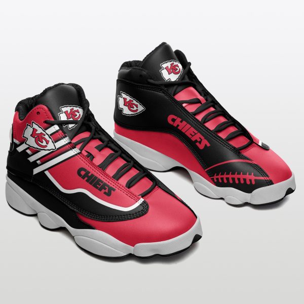 Kansas City Chiefs NFL AJ13 Sneakers Shoes For Men And Women 5 - Image 2