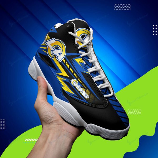 Los Angeles Rams NFL AJ13 Sneakers Shoes For Men And Women 2
