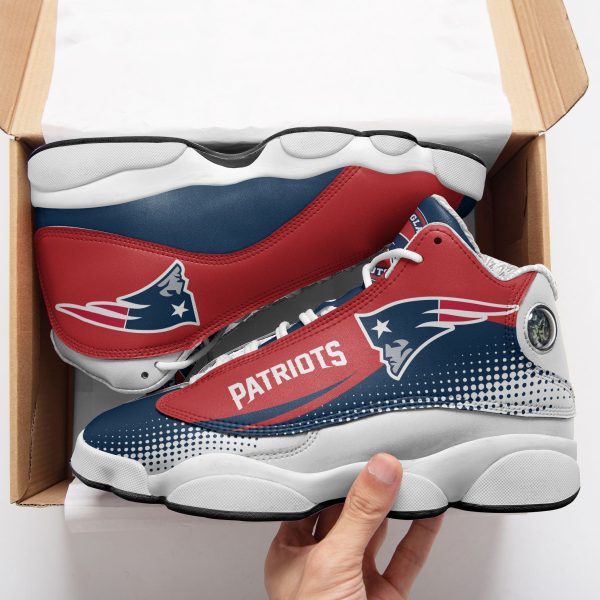 New England Patriots NFL AJ13 Sneakers Shoes For Men And Women 12