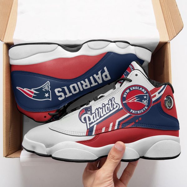 New England Patriots NFL AJ13 Sneakers Shoes For Men And Women 22 - Image 2