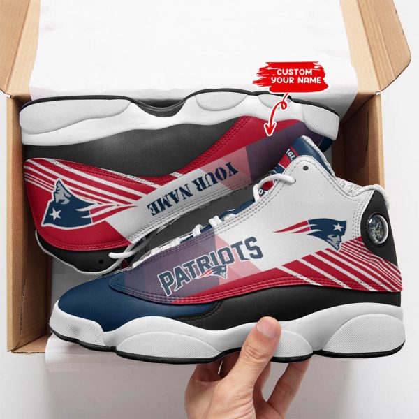 New England Patriots NFL AJ13 Sneakers Shoes For Men And Women 26
