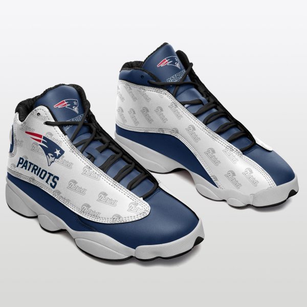 New England Patriots NFL AJ13 Sneakers Shoes For Men And Women 34 - Image 2