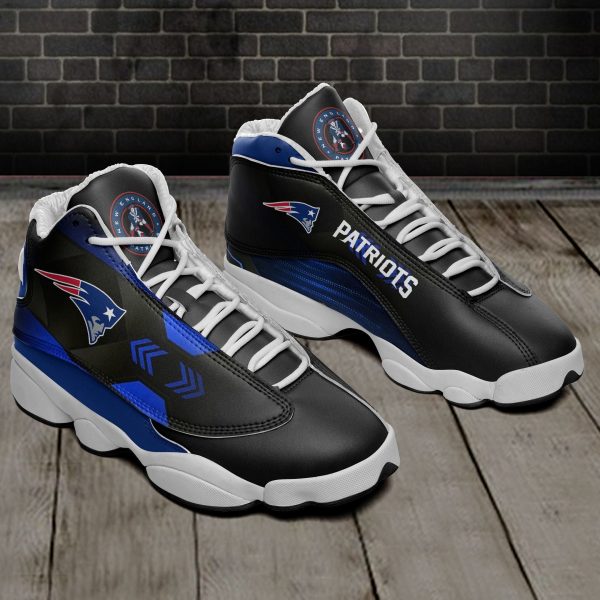 New England Patriots NFL AJ13 Sneakers Shoes For Men And Women 35 - Image 2