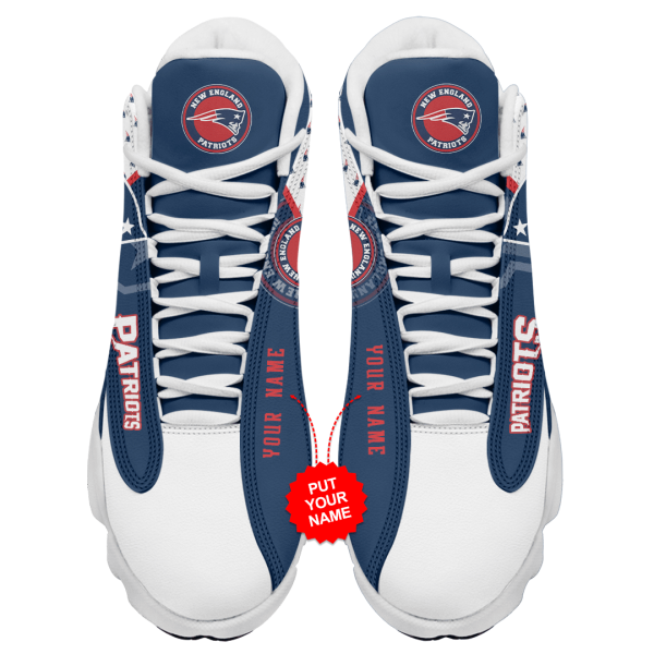 New England Patriots NFL AJ13 Sneakers Shoes For Men And Women 36 - Image 3