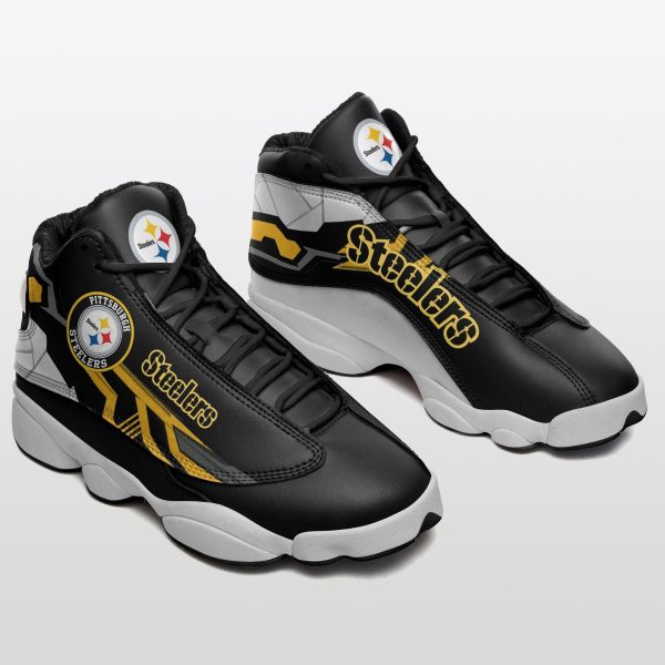 Pittsburgh Steelers NFL AJ13 Sneakers Shoes For Men And Women 32 - Image 2