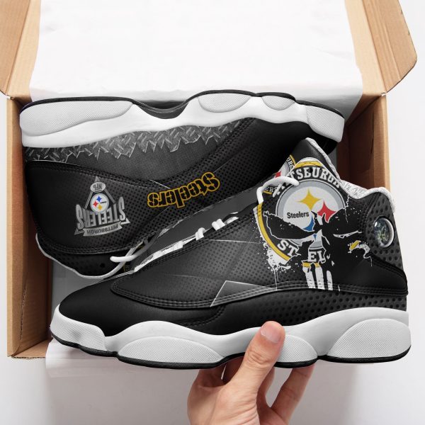 Pittsburgh Steelers NFL AJ13 Sneakers Shoes For Men And Women 41 - Image 2