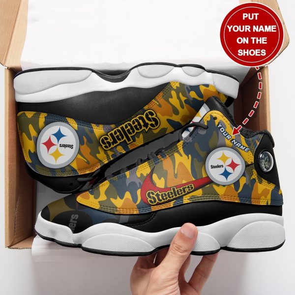 Pittsburgh Steelers NFL AJ13 Sneakers Shoes For Men And Women 43 - Image 2