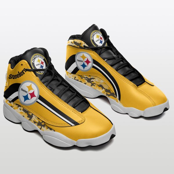 Pittsburgh Steelers NFL AJ13 Sneakers Shoes For Men And Women 49 - Image 2