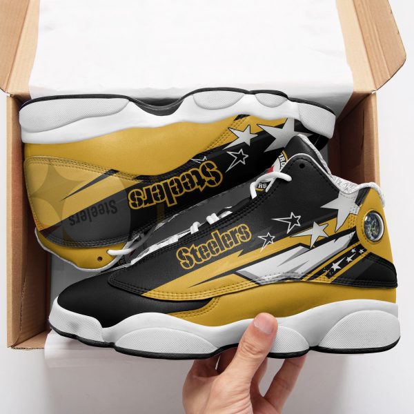 Pittsburgh Steelers NFL AJ13 Sneakers Shoes For Men And Women 58 - Image 2