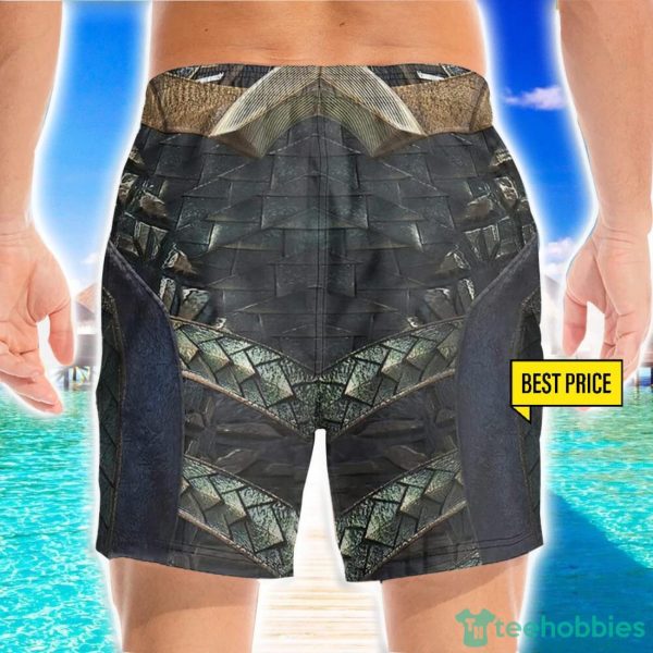 Aquaman Funny Cosplay Costume 3D Beach Shorts For Men Gift Summer Gift - Image 2