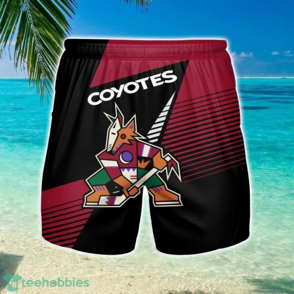 Arizona Coyotes 3D Beach Shorts Summer Vacation Gift For Men