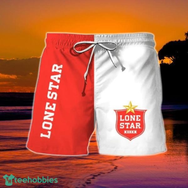 Basic Lone Star Beer Hawaiian Shorts