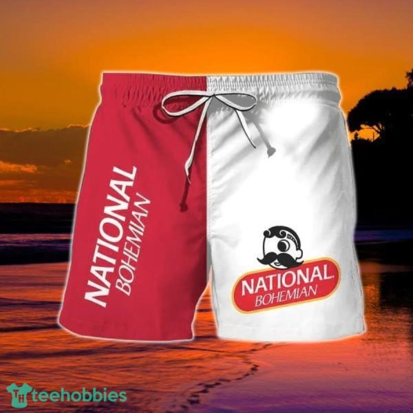 Basic National Bohemian Beer Hawaiian Shorts