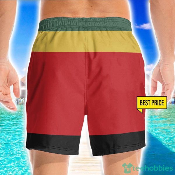 Bob Marley Cosplay Costume 3D Beach Shorts For Men Gift Summer Gift - Image 2