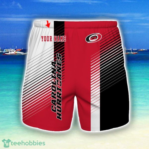 Carolina Hurricanes Beach Shorts For Sport Fans Team Summer Gift Custom Name
