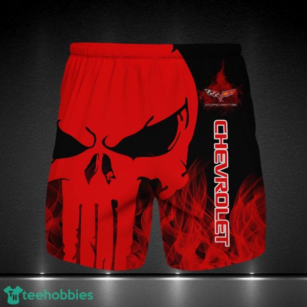 Chevrolet Corvette Printing 3D Beach Shorts For Men Summer Gift