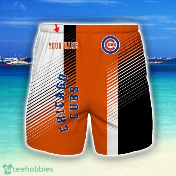 Chicago Cubs Beach Shorts For Sport Fans Team Summer Gift Custom Name