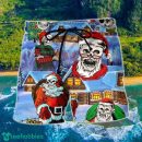 Christmas Skull Santa In The Town Love Xmas Hawaii Shorts For Men