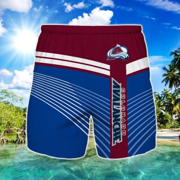 Colorado Avalanche Beach Short For Fans Summer Gift