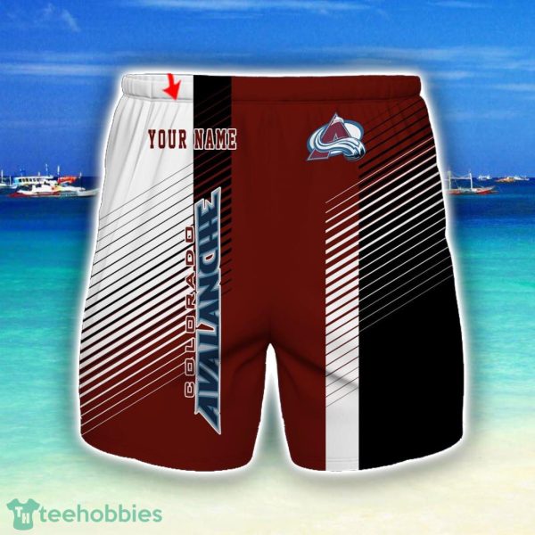 Colorado Avalanche Beach Shorts For Sport Fans Team Summer Gift Custom Name