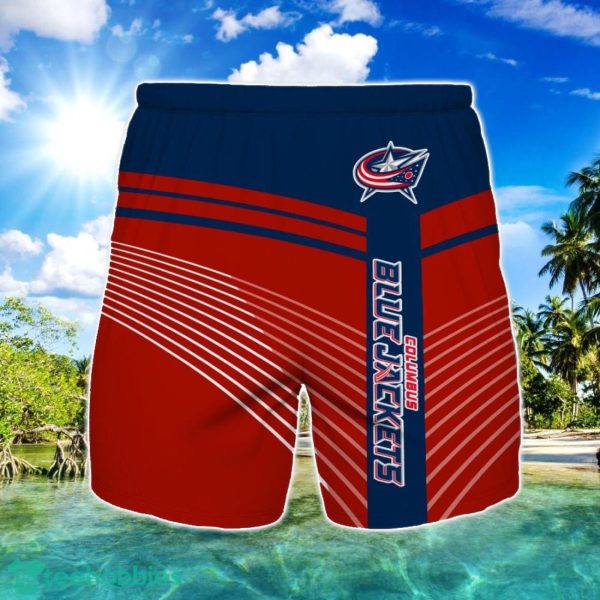 Columbus Blue Jackets Beach Short For Fans Summer Gift
