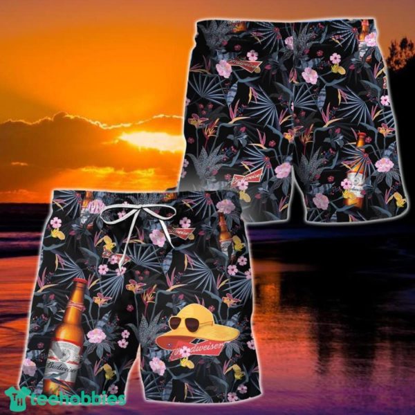 Dark Tropical Budweiser Hawaii Shorts