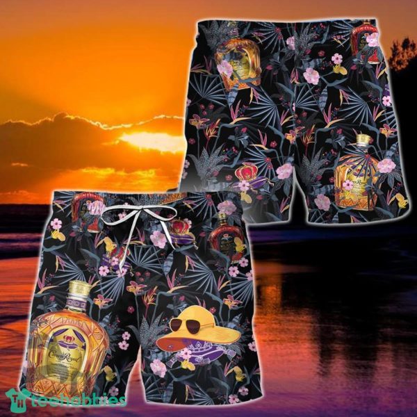 Dark Tropical Crown Royal Hawaii Shorts