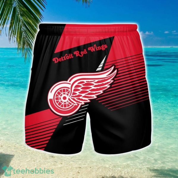 Detroit Red Wings 3D Beach Shorts Summer Vacation Gift For Men