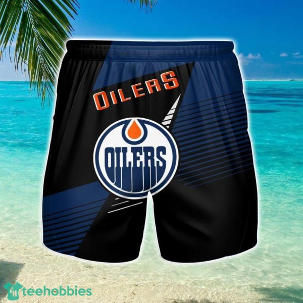 Edmonton Oilers 3D Beach Shorts Summer Vacation Gift For Men