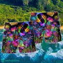 Fish Rainbow Lovely Neon Style Hawaii Shorts For Men