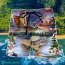 Fishing And Merry Christmas Gift Hawaii Shorts For Men