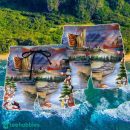 Fishing And Merry Christmas Gift Hawaii Shorts For Men
