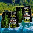 Fishing Is My Therapy Leaf Hawaii Shorts For Men - Summer Beach Shorts