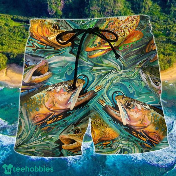 Fishing Lover In Life Hawaii Shorts For Men - Summer Beach Shorts