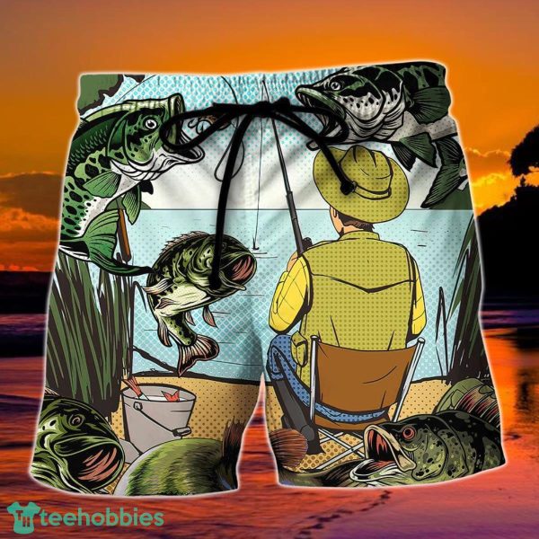Fishing Saved Me Form Becoming A Pornstar Hawaii Shorts For Men - Summer Beach Shorts