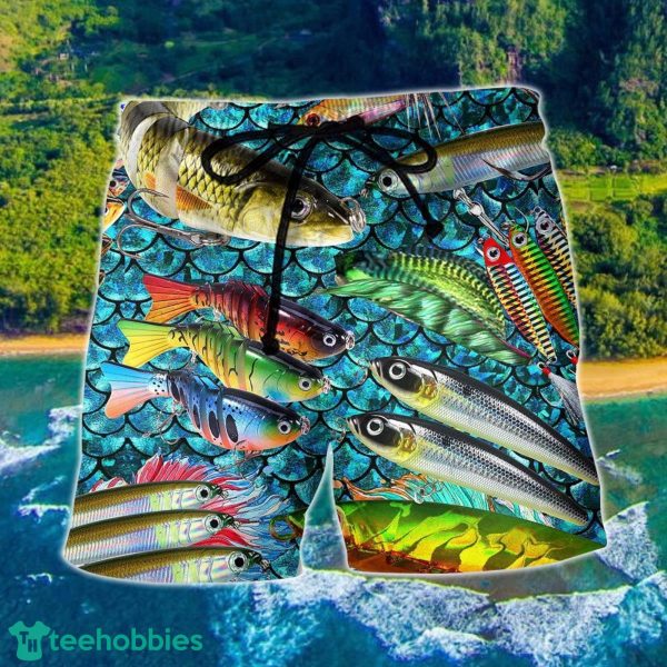Fishing Master Baiter Cool Hawaii Shorts For Men - Summer Beach Shorts