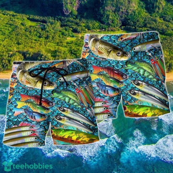 Fishing Master Baiter Cool Hawaii Shorts For Men - Summer Beach Shorts - Image 2
