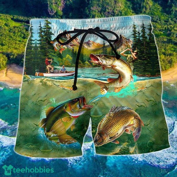 Fishing So Special Fishing Hawaii Shorts For Men - Summer Beach Shorts