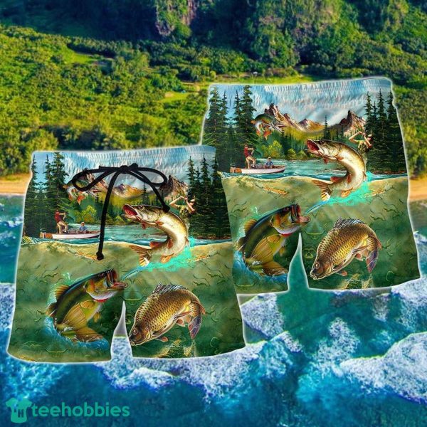 Fishing So Special Fishing Hawaii Shorts For Men - Summer Beach Shorts - Image 2