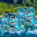 Fishing Tuna Fish In The Sea Hawaii Shorts For Men - Summer Beach Shorts