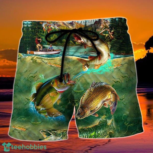 Fishing Special Beautiful Hawaii Shorts For Men - Summer Beach Shorts