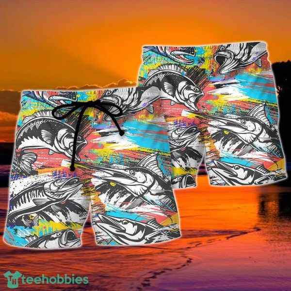 Fishing Saved Me From Being A Pornstar Now I'm Just A Hooker Hawaii Shorts For Men - Image 2