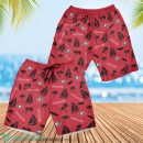 Georgia Bulldogs Sailboat and Coconut Pattern Beach Shorts For Fans