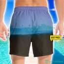 GTA Vice City Stories Red Car Funny Cosplay Costume 3D Beach Shorts For Men Gift Summer Gift