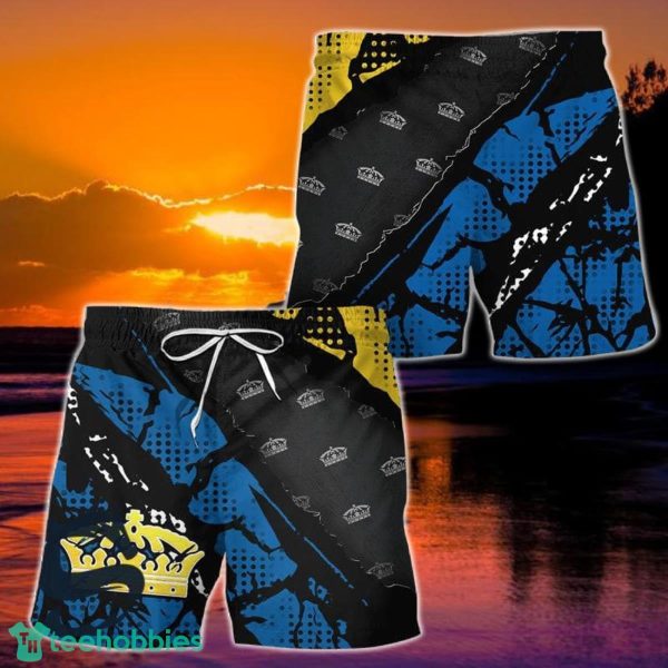 Halftone Corona Beer Hawaii Shorts