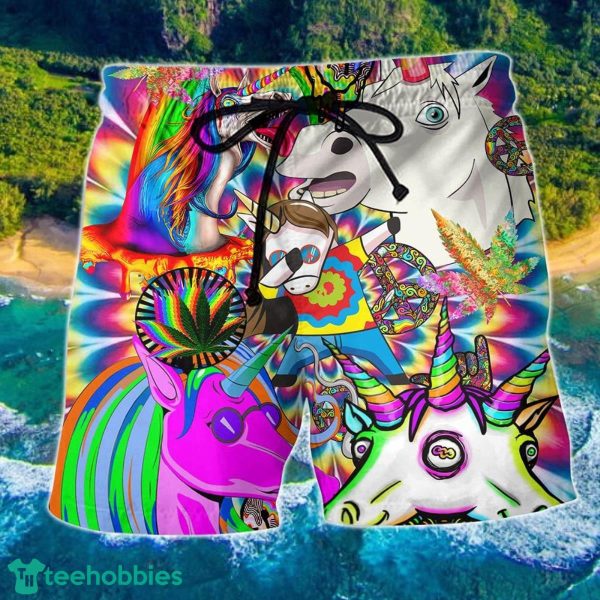 Hippie Unicorn Dream For Wonderland Summer Beach Hawaii Shorts